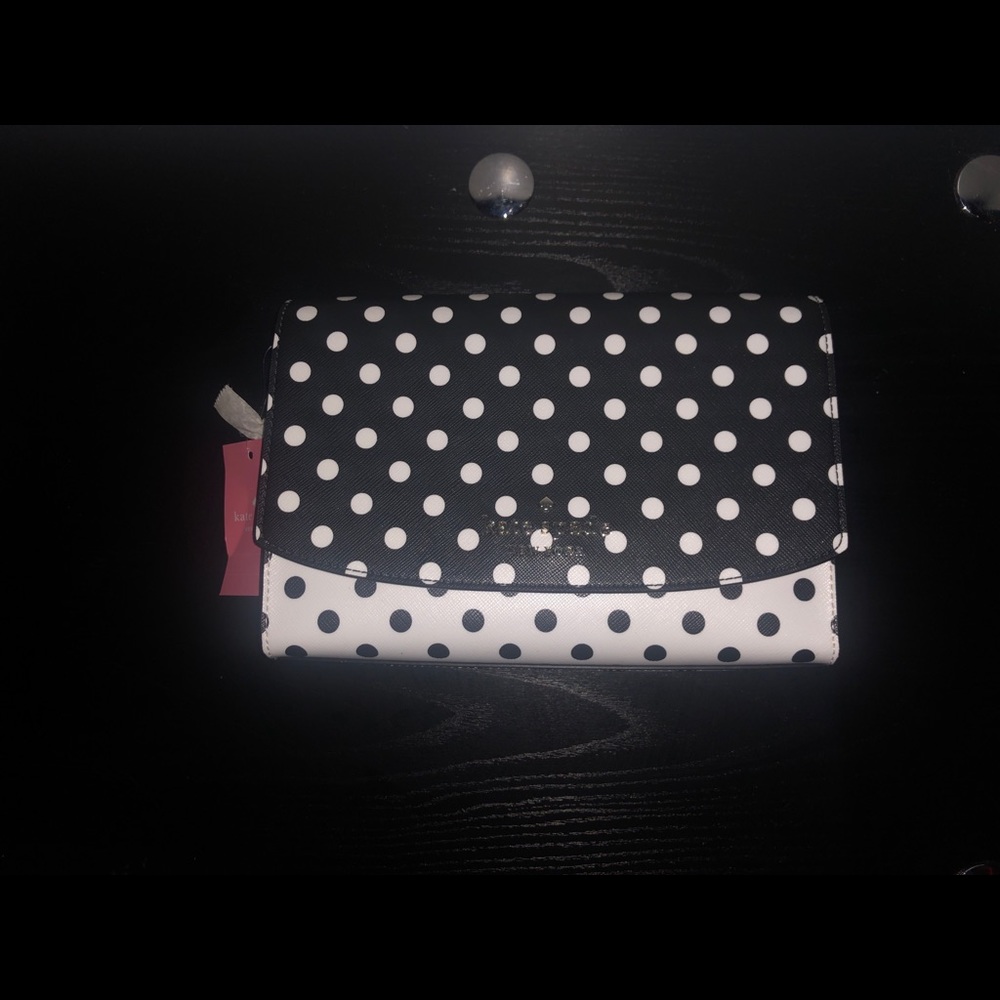 Kate Spade Polka Dot Carson Convertible Crossbody Shoulder Bag